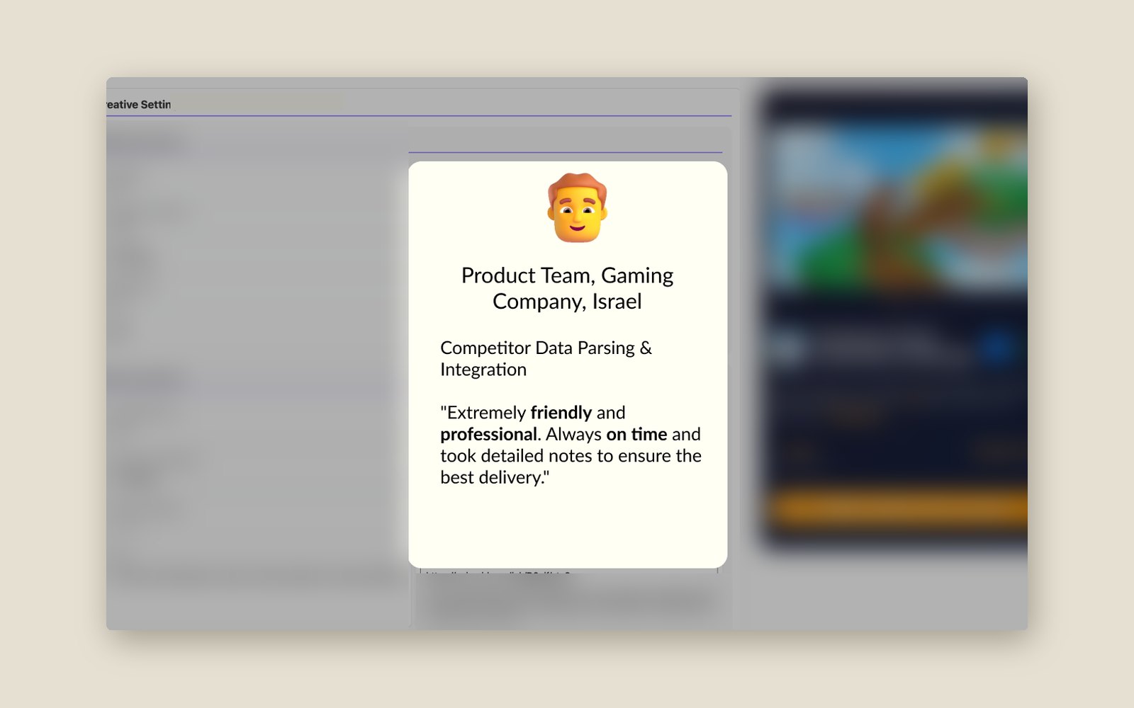 Automated competitor tracking